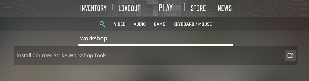 Cs2 settings workshop search