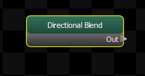 directional blend in editor