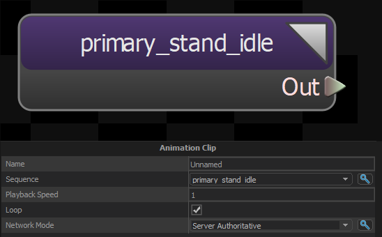animation clip in editor