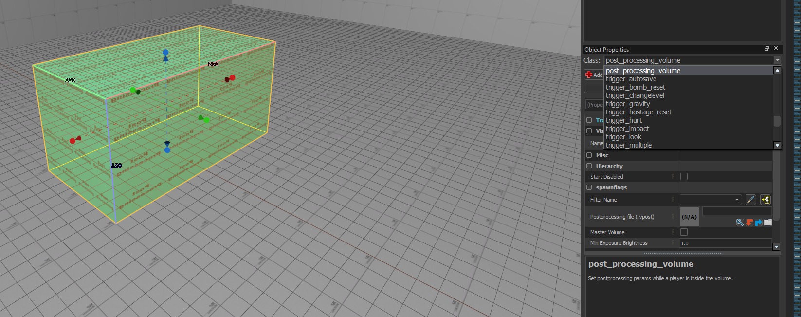 post processing volume creation 2