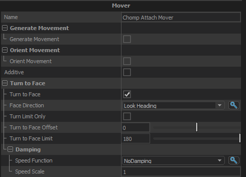 Mover Options mover options