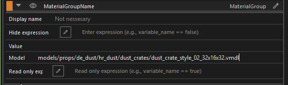 Expose Model Properties