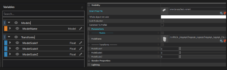 Expose Variable Eye Icon