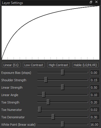 Tone Mapping preset: Hable (U2/HLVR)